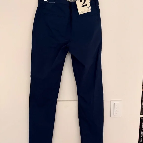 Rag & Bone Fit 2 Slim Chino Pants Dark Navy Blue Stretch Cotton Size 30